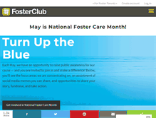 Tablet Screenshot of fosterclub.com